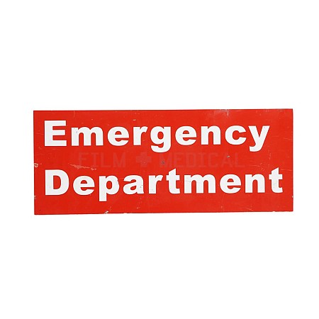 Emergency Department 90x36